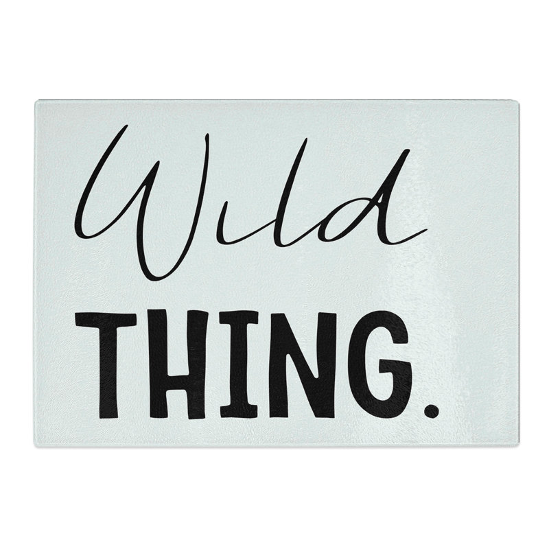 Wild Thing Chopping Board, 20cm W x 28.5cm L