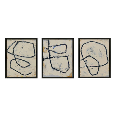 Twisted 4, 5, 6 by Jacques Pilon - 3 Piece Print Set