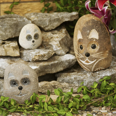 Rozalynn Cat Weather Resistant Stone Garden Statue