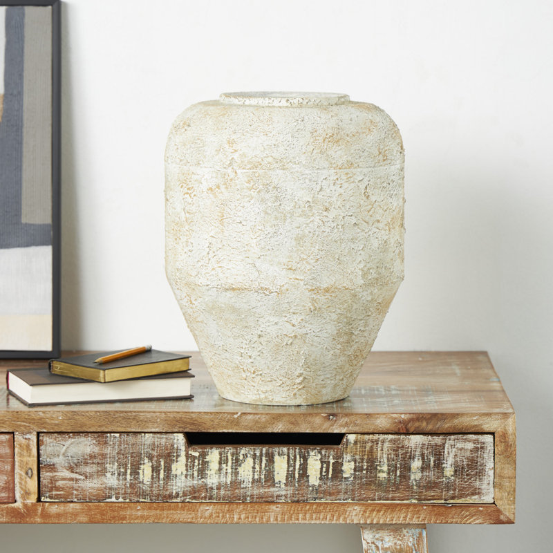  Metal Table Vase, 15.3" H x 12.15" W x 12.2" D