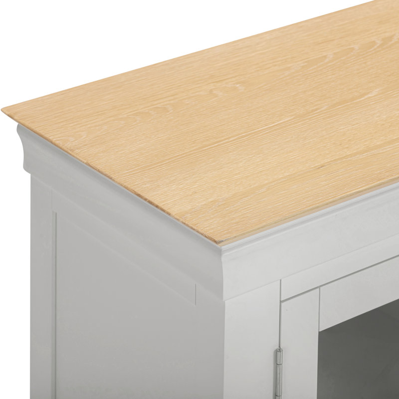 Adaleya TV Stand, 56cm H x 180cm L x 43cm W, Grey