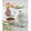 Spring Pansies Tea For One with Tea Bag Holder