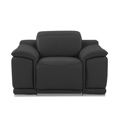 Fauteuil inclinable électrique en cuir italien Kingswood