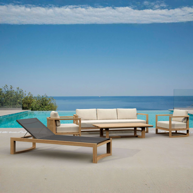 SET-222 JUNUS DEEP SEATING SET, Canvas Beige