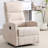 Manual Recliner Chair With Rocker And Swivel In Fabric For Living Room-258675178