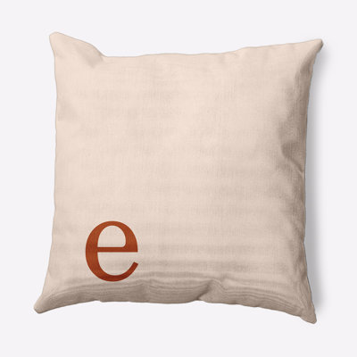 Modern Monogram Decorative Throw Pillow Square