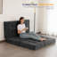 Tri-Fold Velours côtelé 6 po-276267235-275583035
