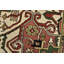 Tapis oriental en laine noir noué à la main 9 pi 3 po x 12 pi Serapi Serapi