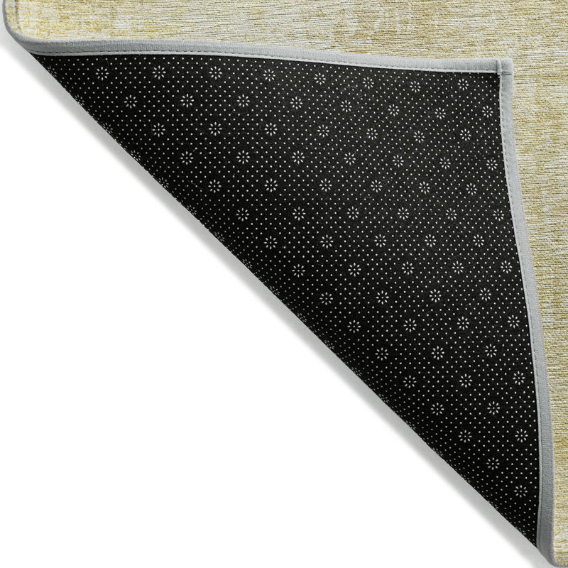 Tapis intérieur / extérieur rectangulaire avec envers antidérapant Lamanna, Rectangle 1 pi 8 po x 2 pi 6 po