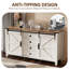 Commodes de style campagnard 60 po avec 4 tiroirs et 2 armoires-515007814