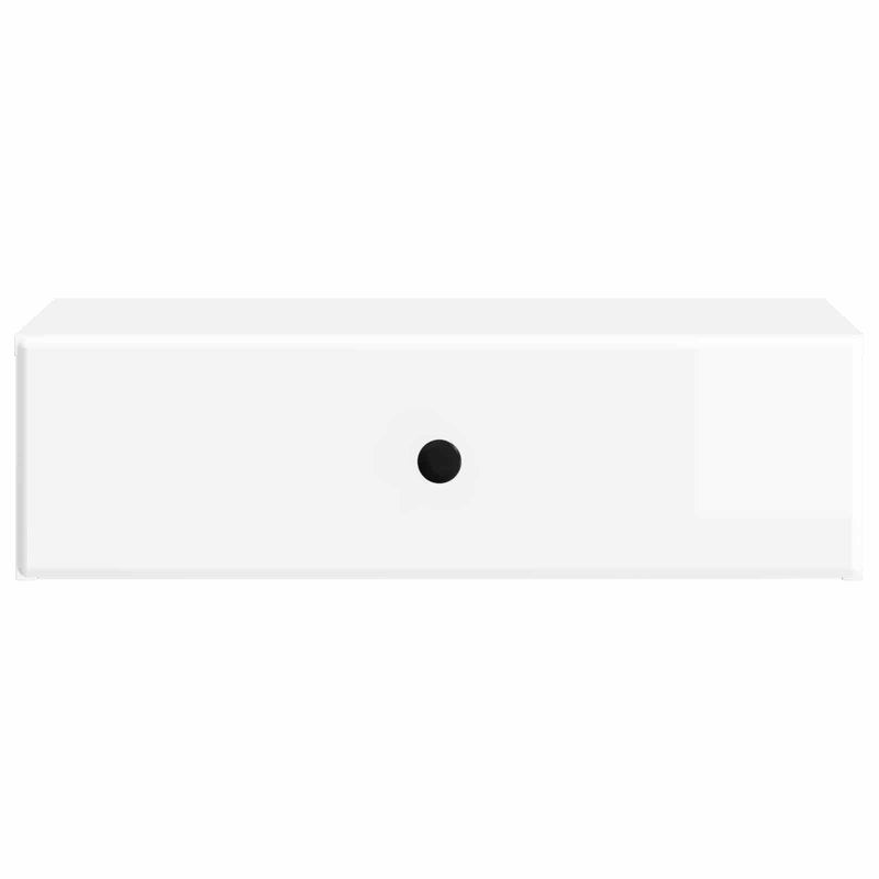 End Table, High Gloss White
