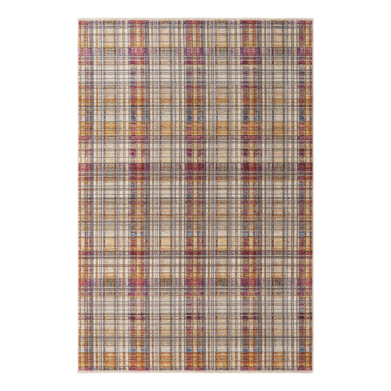 Guenzi Geometric Indoor Rug, Rectangle 5'3" x 7'9"
