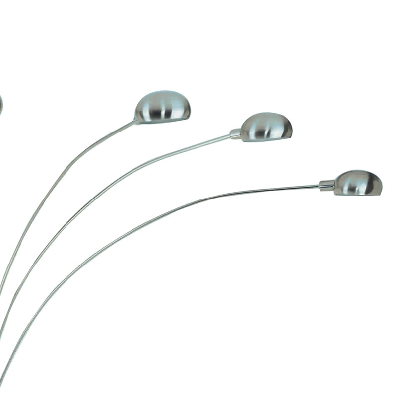 65'' Tree Floor Lamp, Black/Silver