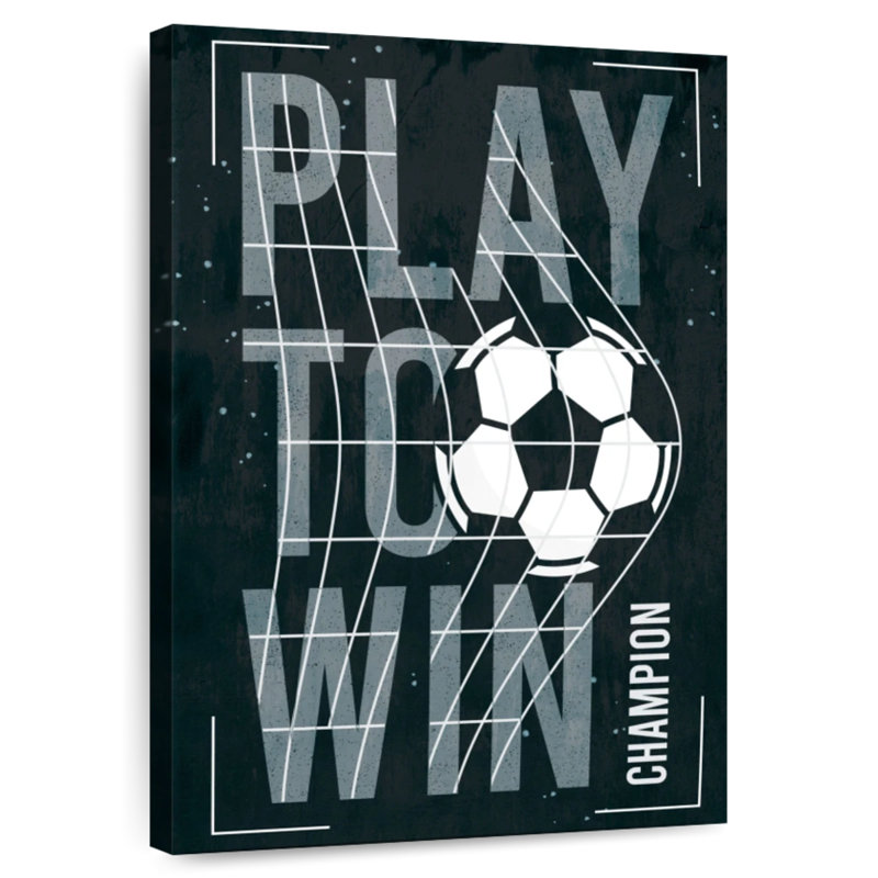 Plaque murale Kema Play To Win Soccer, H 12 po x l 8 po