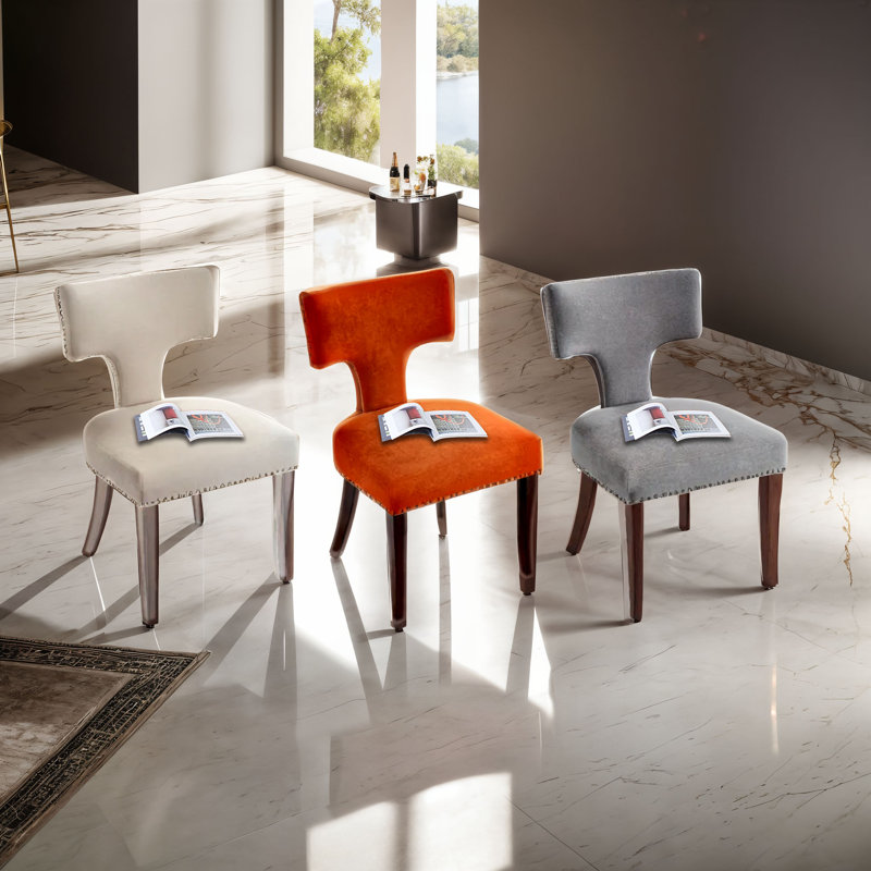 Linen Upholstered Dining Chairs (Set of 6), Beige