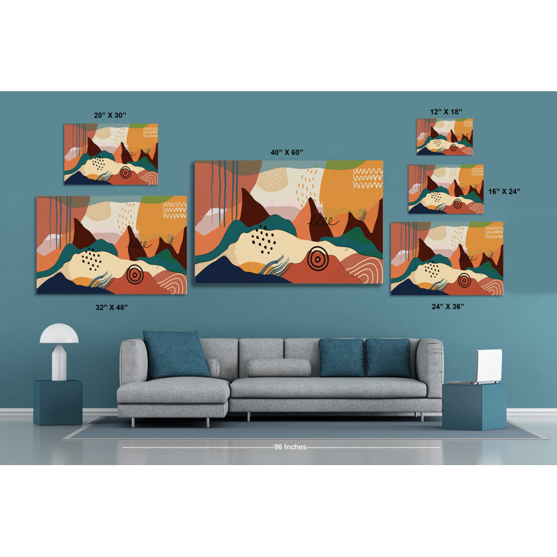 " Our Land 210 " Painting Print, 32" H x 48" W x 1.5" D