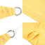 Adrita Sunshade Sail Beige 4x4x5.8 m HDPE