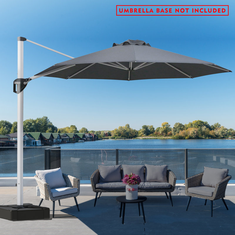 Parasol en porte-à-faux 12', gris