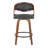 Phoebe 26" Fixed-Height Counter Stools with Bent Wood Legs & Round Footrest (Set of 2)-90954900