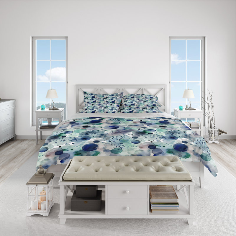 Abstract Duvet Cover, Twin Duvet Cover + 1 Queen Sham