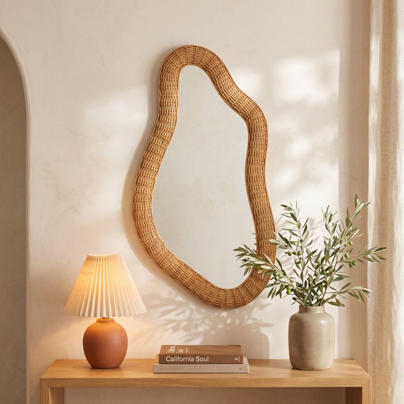 Jay Seagrass Asymmetrical Wall Mirror