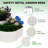 Triple-Layer Galvanized Raised Garden Bed, 61x42x31 in Modular Metal Planter Box for Vegetables, Herbs & Flowers-456694026