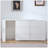 Six Drawers, Removable Desktop, Three Storage Compartments, White Six-Pump Multi-Functional Table