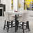 Orgesa 5 Piece Dining Set, Dining Table Set, Kitchen Table Set, Kitchen Table And Chairs