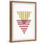 Linked Triangles by Marmont Hill - Single Picture Frame Painting-41281826