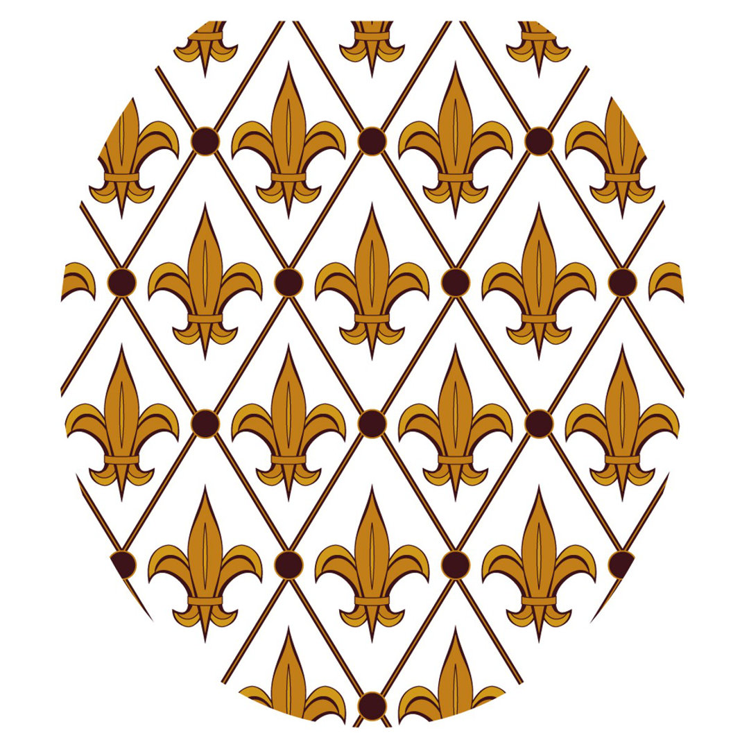 Classic Fleur-De-Lis Toilet Seat Decal – Toilet Tattoos French Static Cling Vinyl Lid Cover Fits Round & Elongated Seats Toilet Tattoos