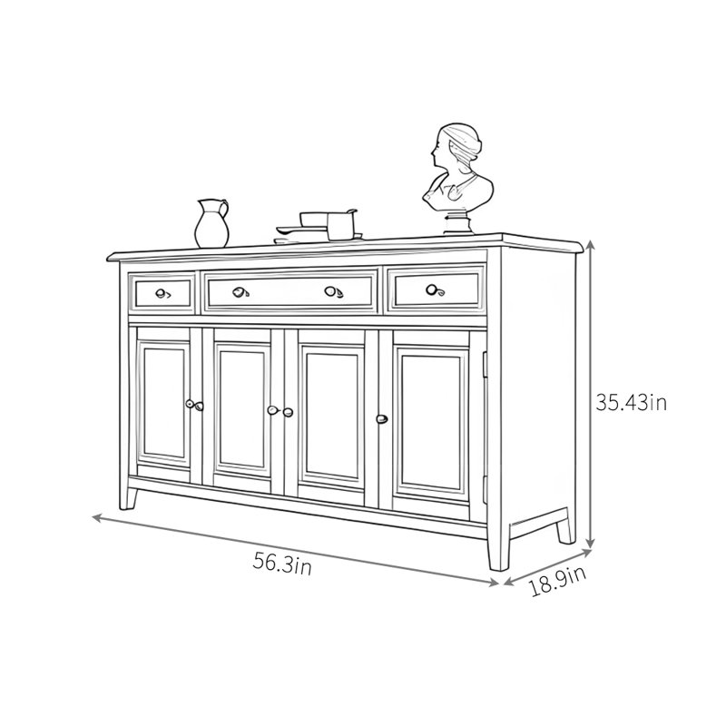Retro Elegant Sideboard