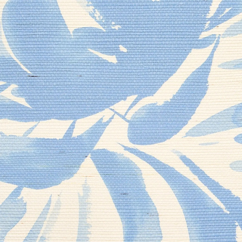 Hana Sisal Wallpaper, Blue