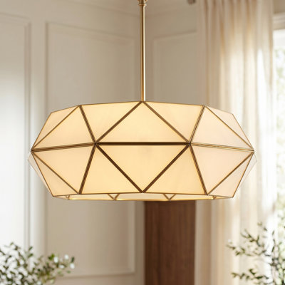 Atchison 23“ W 5-Light Dimmable Geometric Chandelier