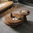 English-style creative round coffee table