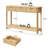 Denise 47.2" Console Table with 3 Fluted Drawers-468945036
