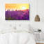 «Flower Blossom», «Lavender Flower Field At Sunset Floral Plants Photographie Modern Art Rustic» sur toile-99544041
