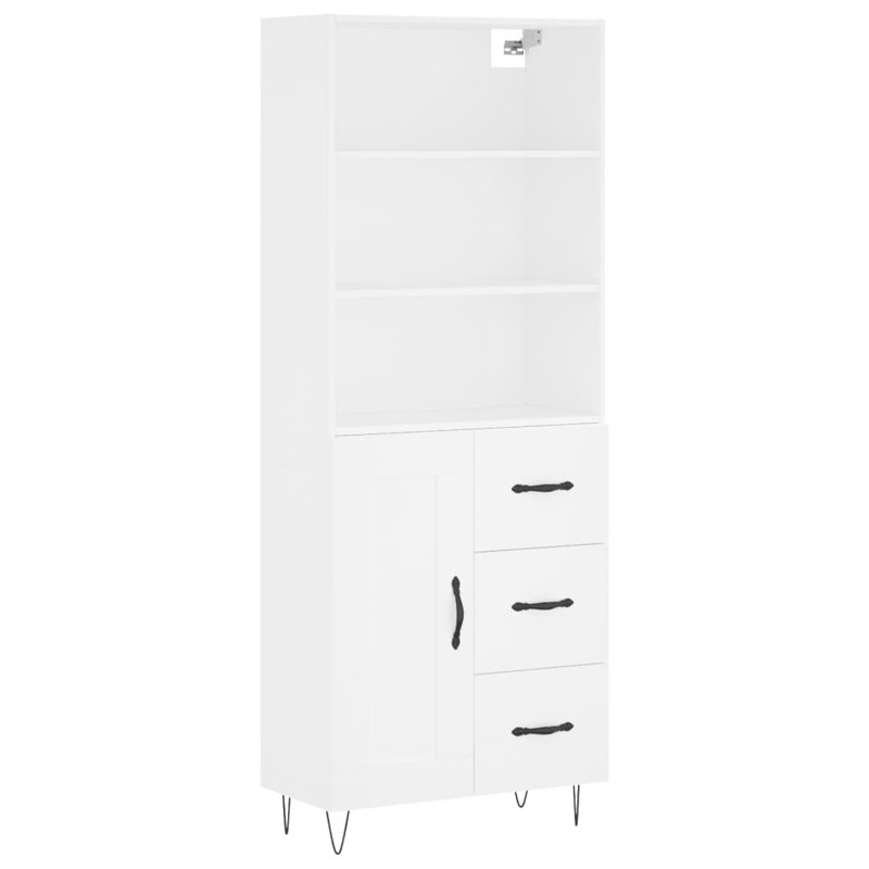 Copey 69.5cm Wide 3 Drawer, White