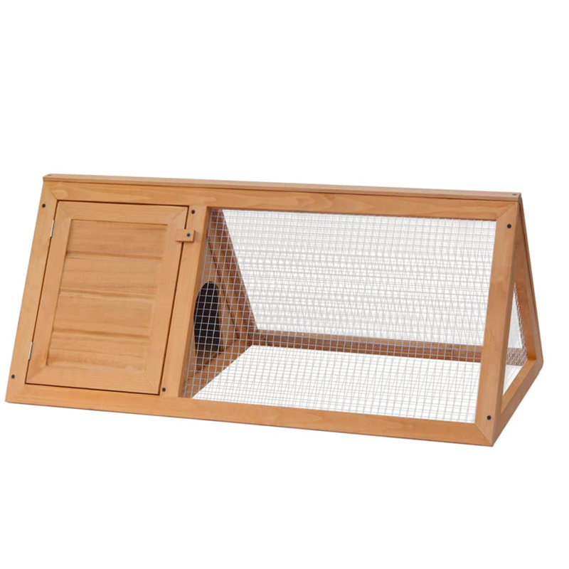 Teo Weather Resistant Rabbit Cage, Brown
