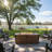 Rectangular Fire Pit - 50,000 BTU (Brown Wood Pattern, 56” W x 26.25” D x 18.75” H)