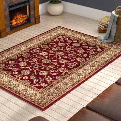 Belliere Sarouk Red Traditional Rug