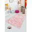 Tapis luxueux 100% polyester 5,2 x 7,5 pi, hauteur des poils de 0,4 po | Antibactérien, points antidérapants en PVC, lavable à la machine | Élégante impression numérique en 3D, parfaite pour le décor du salon et de la chambre à coucher-1811578247