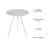 Glass Top End Table
