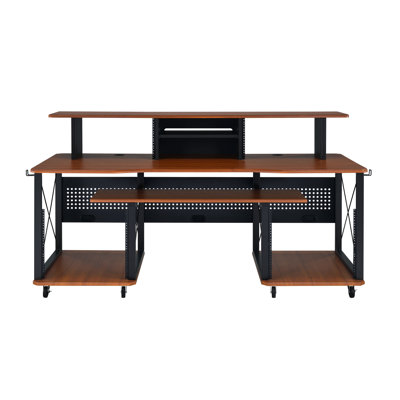 Cherry & Black Finish Music Desk