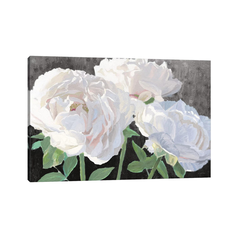 Essence of June I Black par James Wiens - Toile tendue, estampe numérique sur toile tendue, H 12 po x l 18 po x 1,5 po