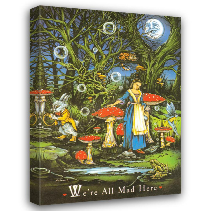 «Were All Mad Here» ISI-PP0139, H 48 po x l 34 po