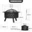 Round Smokeless Fire Pit