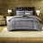 Luxury 7 Piece Bedding Sets, Polyester Jacquard Cal King For Modern Home