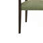 Ensemble de 2 chaises de salle à manger (brun foncé et vert)-328917516-328917518