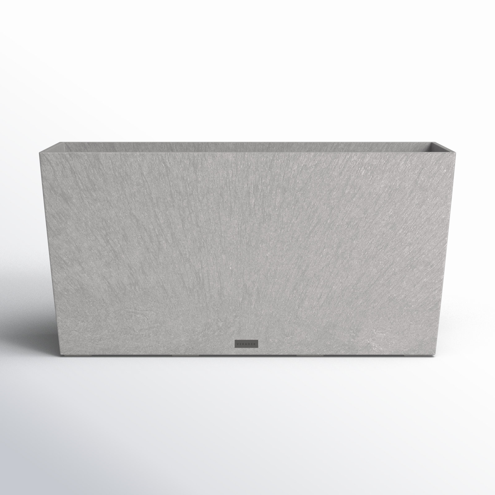 Pure Series Midori Planter, Charcoal Gray, 15.25" H x 31" W x 10" D, 1