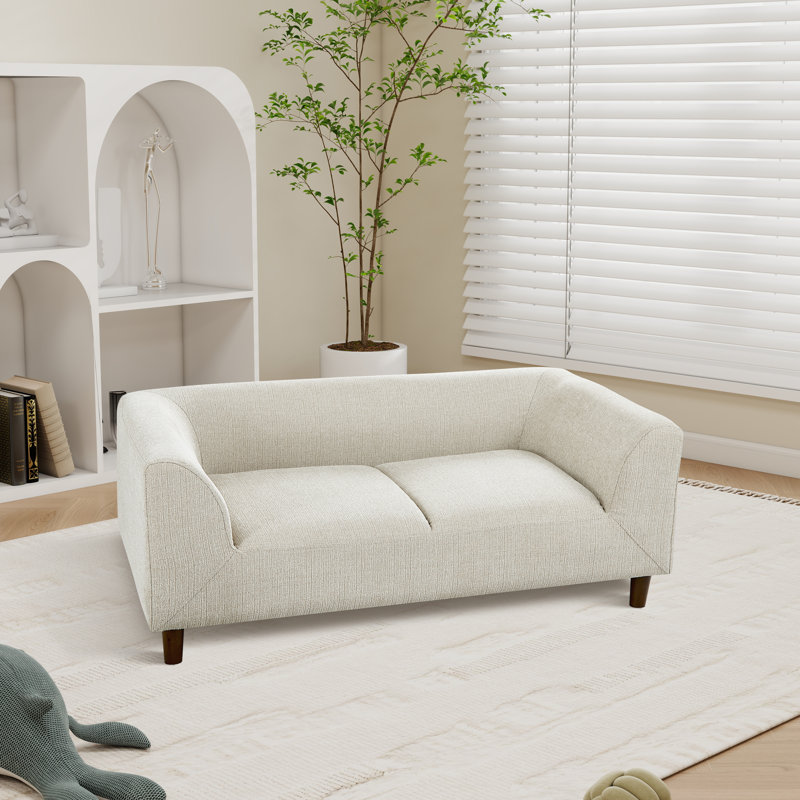 Modern Rectangular Pet Sofa, Beige